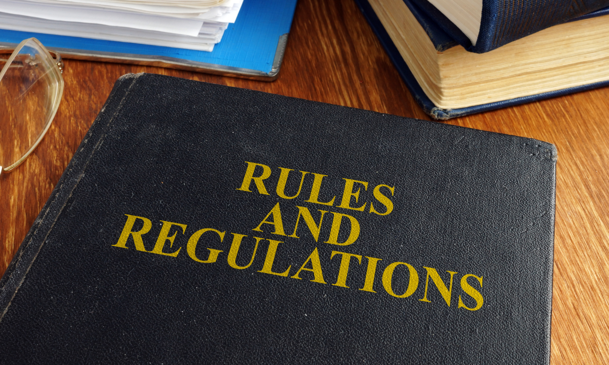 Image of a book containing rules and regulations